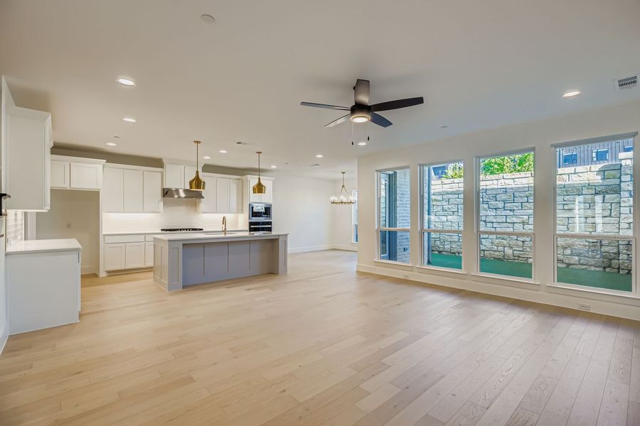 Spacious, unfurnished interior of a new home in Castle Hills Northpointe - Townhomes, Carrollton (Image 15). Spacious, unfurnished interior of a new home in Castle Hills Northpointe - Townhomes, Carrollton (Image 15).