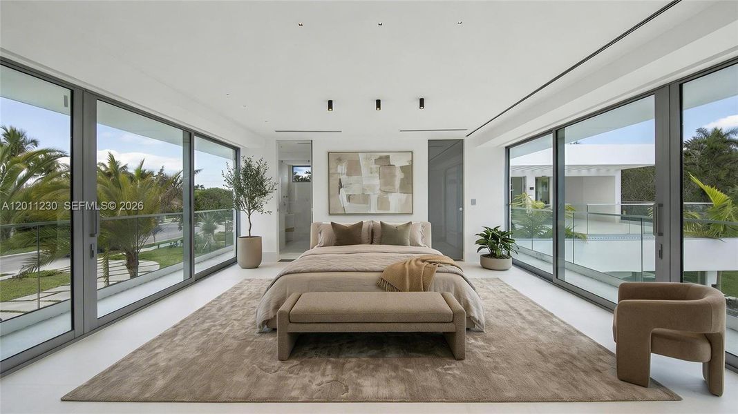 Furnished interior view inside a new home in , Weston (Image 11).