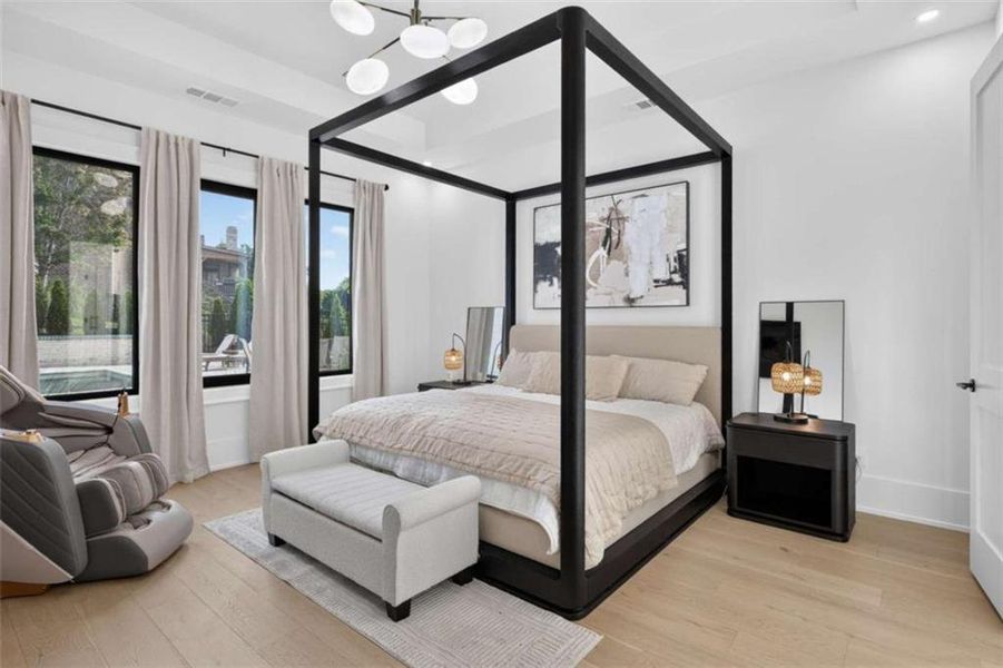 Furnished interior view inside a new home in , Hoschton (Image 45).