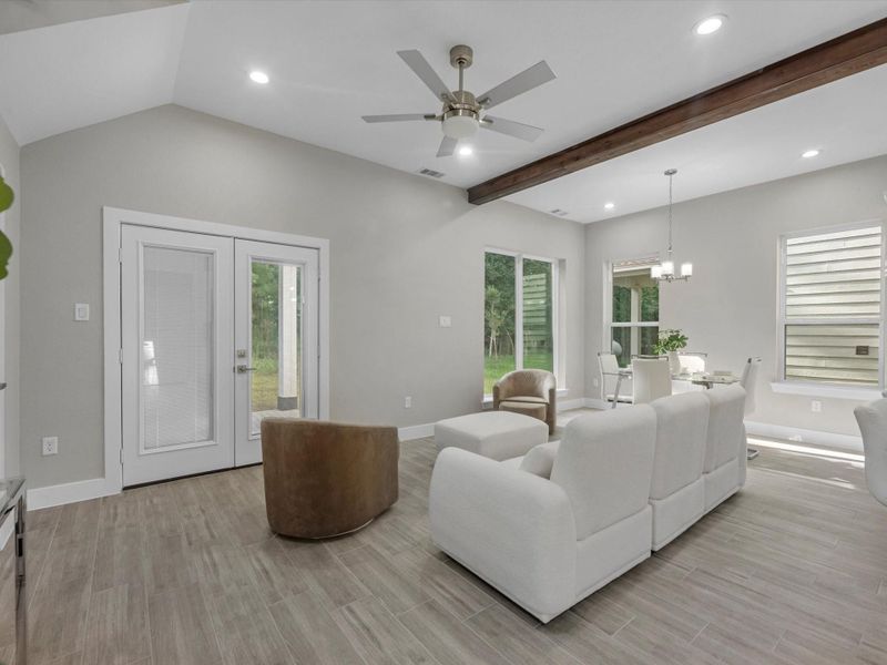 Furnished interior view inside a new home in , Houston (Image 5).