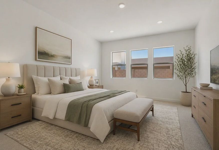 Primary Bedroom Virtually Staged - 10 of 14