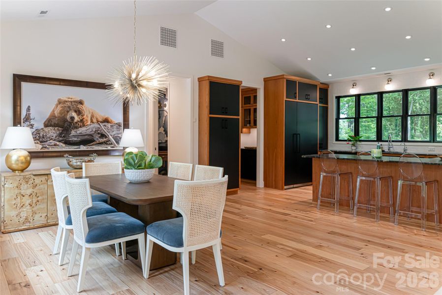 Furnished interior view inside a new home in , Weaverville (Image 34).