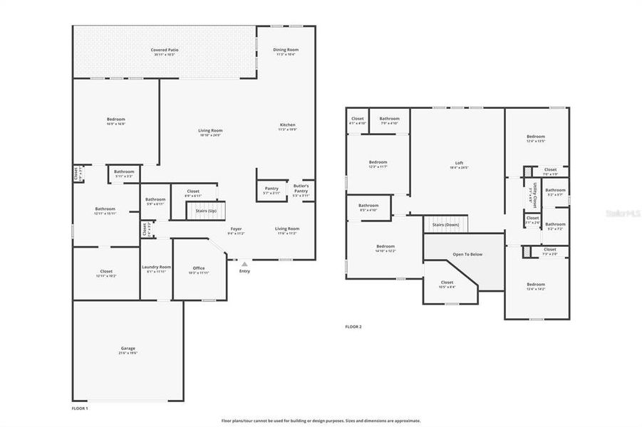 2D floor plan layout of this home in Hammock at Two Rivers, Zephyrhills, FL (Image 5). 2D floor plan layout of this home in Hammock at Two Rivers, Zephyrhills, FL (Image 5).