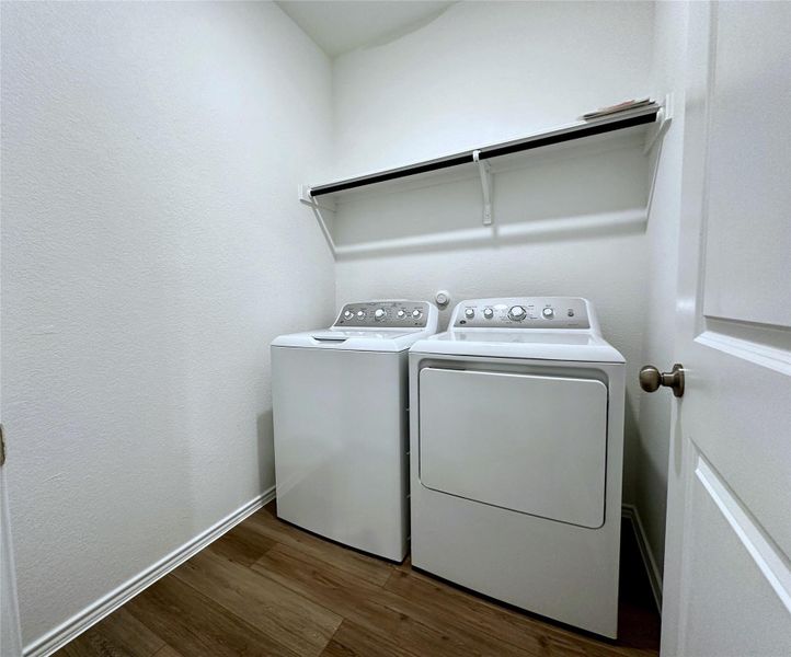 Washer and dryer are included