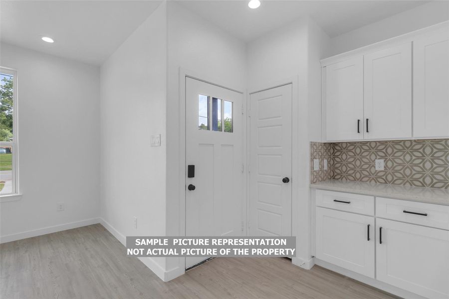 Furnished interior view inside a new home in , Willis (Image 12).