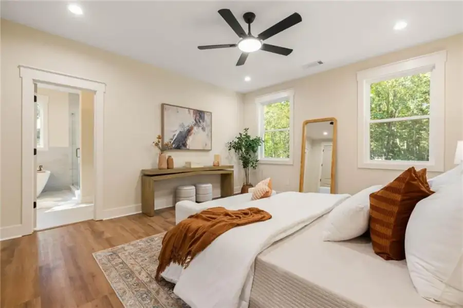Furnished interior view inside a new home in , Snellville (Image 19).