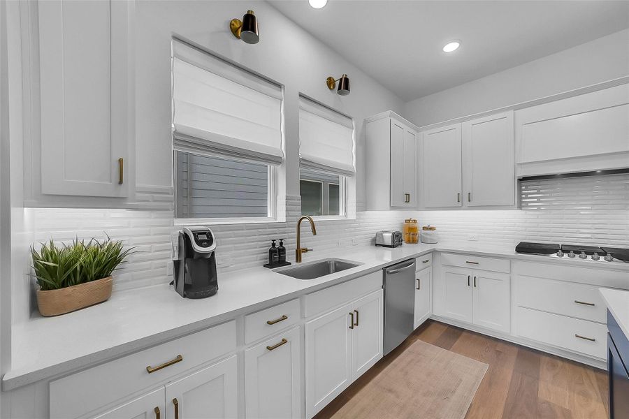 Furnished interior view inside a new home in , Cypress (Image 9).