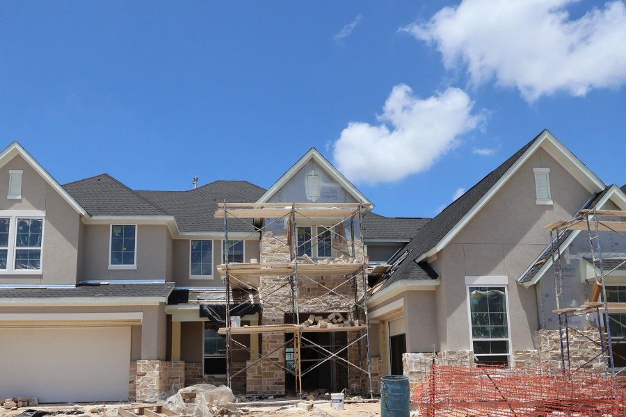 In-progress construction of a new home in Dunham Pointe, Cypress, TX (Image 25). In-progress construction of a new home in Dunham Pointe, Cypress, TX (Image 25).