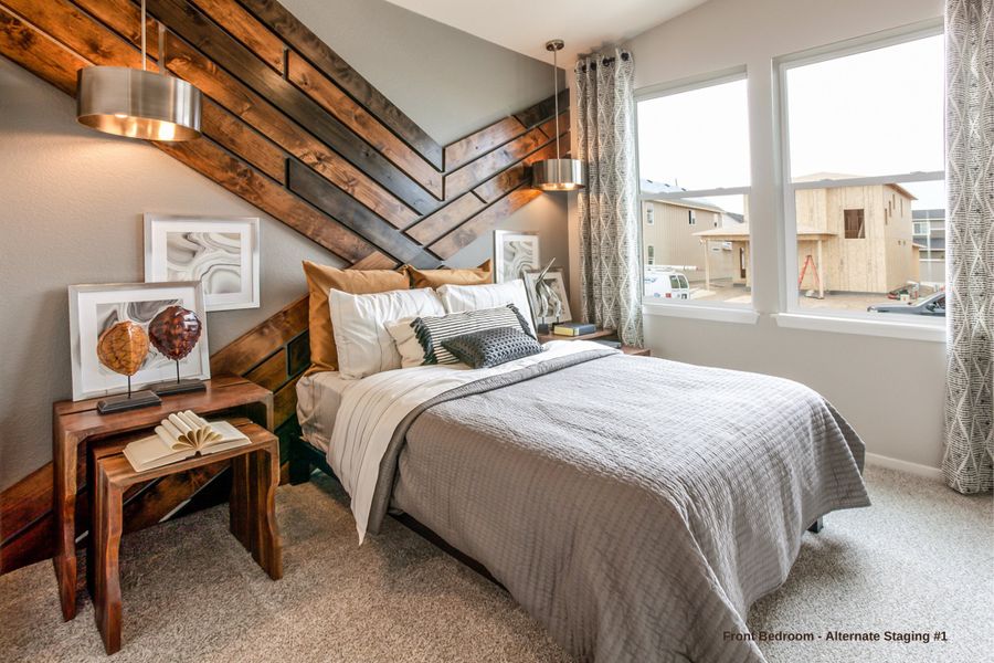 Representative furnished interior of a home built from the Christie by Hartford Homes in Trailside, Timnath (Image 39).