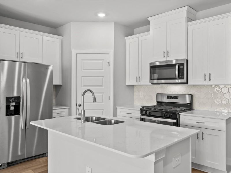 Furnished interior view inside a new home in Northbrook Village Townes, Taylors (Image 3).