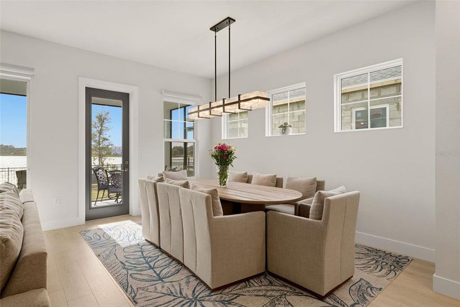 Furnished interior view inside a new home in Emerald Landing at Waterside at Lakewood Ranch – Lake Series, Sarasota (Image 57). Furnished interior view inside a new home in Emerald Landing at Waterside at Lakewood Ranch – Lake Series, Sarasota (Image 57).