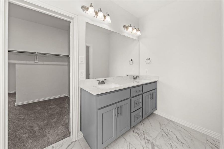 Furnished interior view inside a new home in Edgewater, Fate (Image 15). Furnished interior view inside a new home in Edgewater, Fate (Image 15).