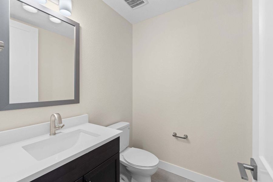 Residence 2 | Powder Room | The Summit at Castle Pines by Trumark Homes
