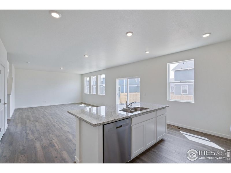 Furnished interior view inside a new home in Northridge Estates, Greeley (Image 8).