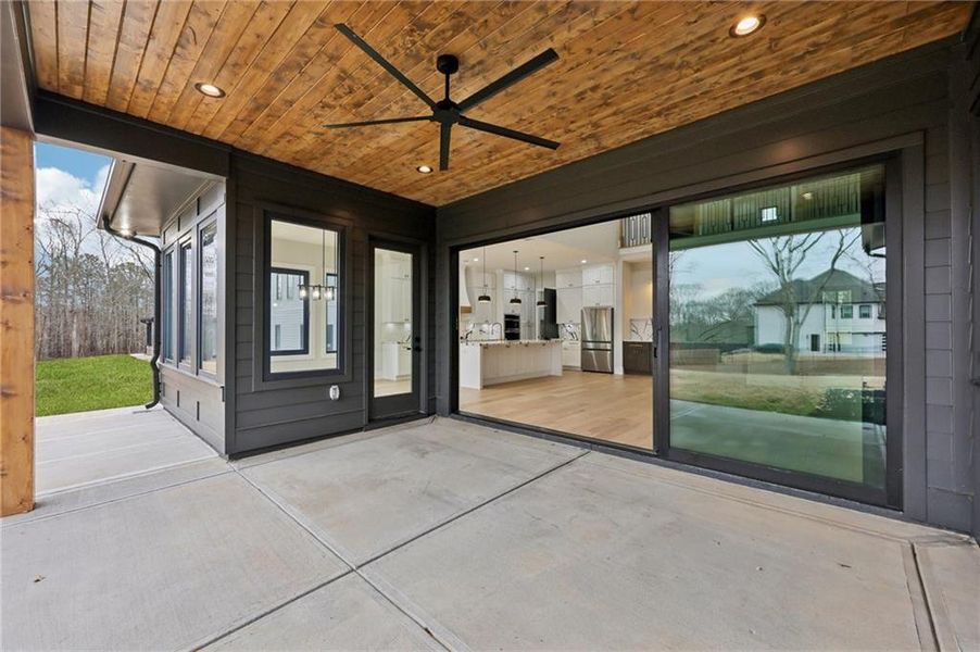Exterior details and patio area of a home in , Auburn (Image 34).