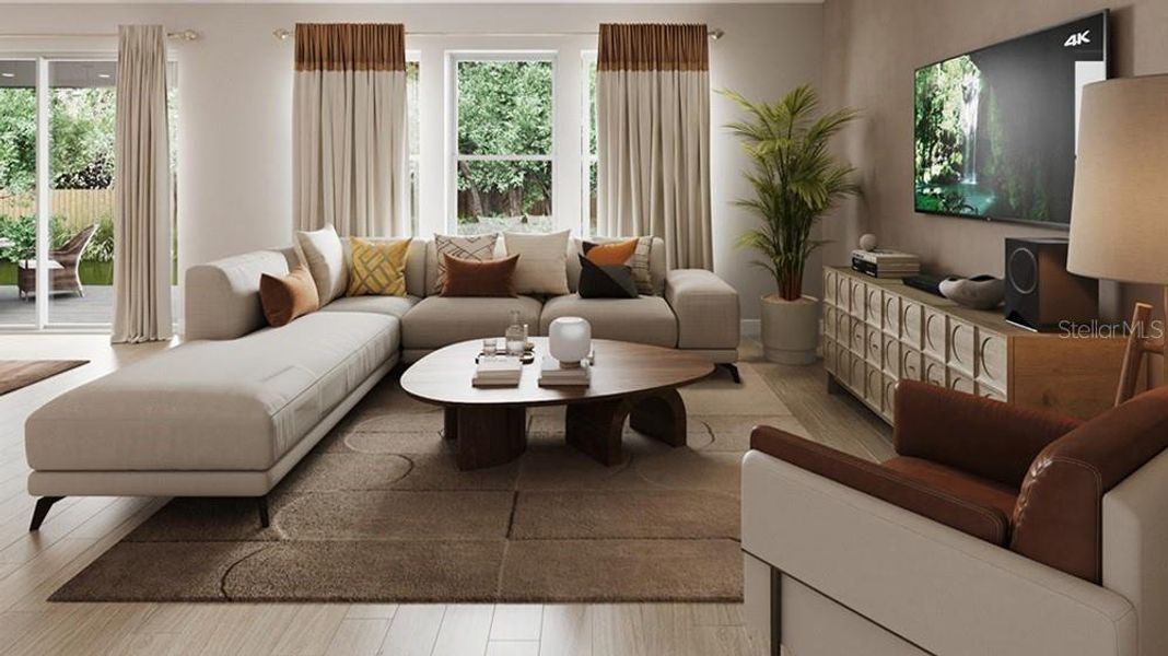 Furnished interior view inside a new home in Skye Ranch Community Group Page, Sarasota (Image 6).