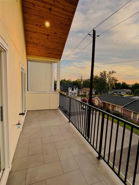 Exterior details and patio area of a home in , Houston (Image 21).