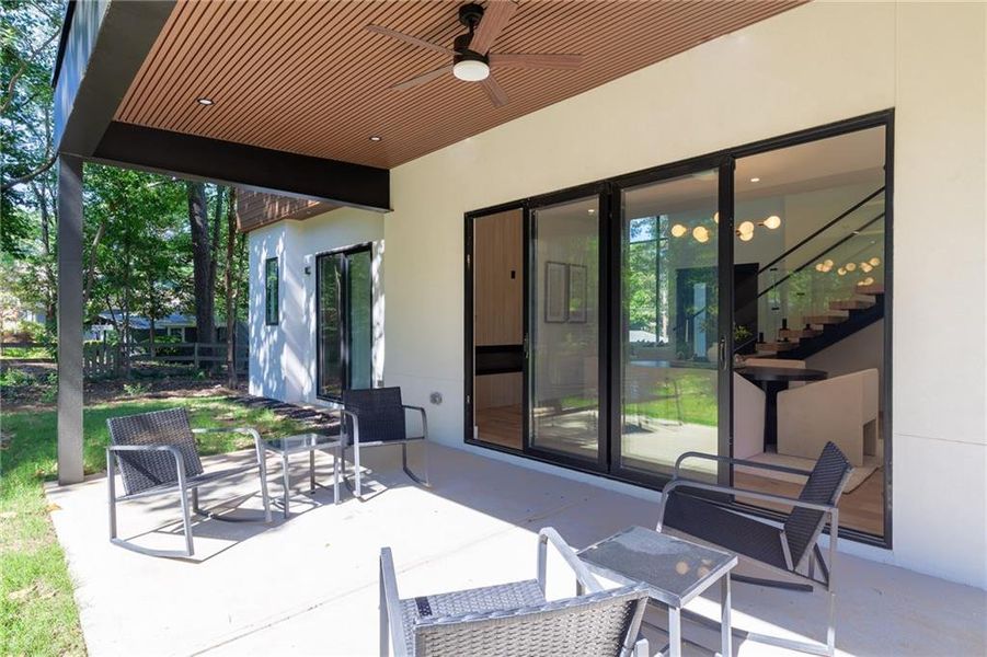 Exterior details and patio area of a home in , Smyrna (Image 3). Exterior details and patio area of a home in , Smyrna (Image 3).