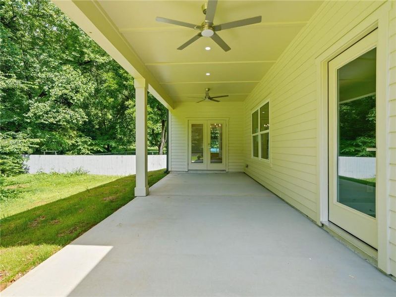 Exterior details and patio area of a home in , Marietta (Image 4).