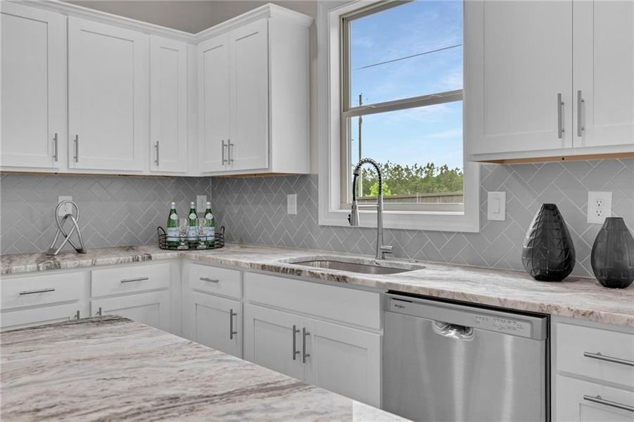 Furnished interior view inside a new home in , Buford (Image 18).