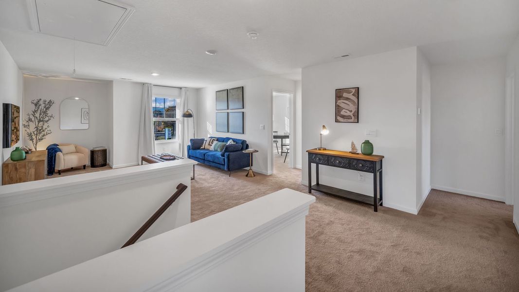 Furnished interior view inside a new home in Millstone Village, Morristown (Image 23).