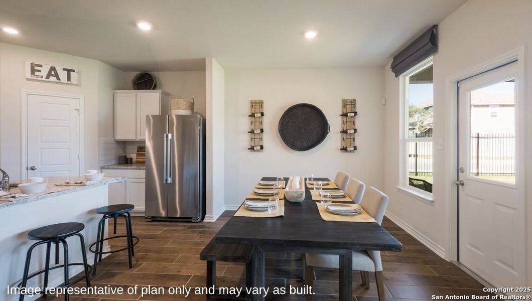 Furnished interior view inside a new home in Brookstone Creek, San Antonio (Image 16).
