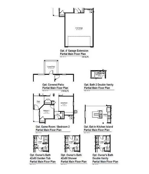 2D floor plan layout for the Lake View by View Homes in Highland Ridge, New Braunfels, TX (Image 5). 2D floor plan layout for the Lake View by View Homes in Highland Ridge, New Braunfels, TX (Image 5).