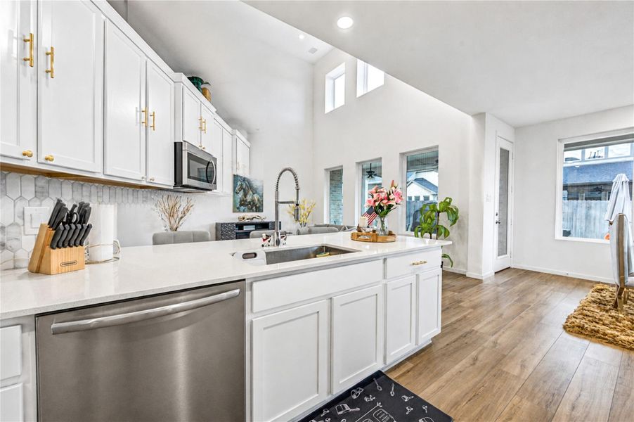 Furnished interior view inside a new home in Harvest Green, Richmond (Image 10).
