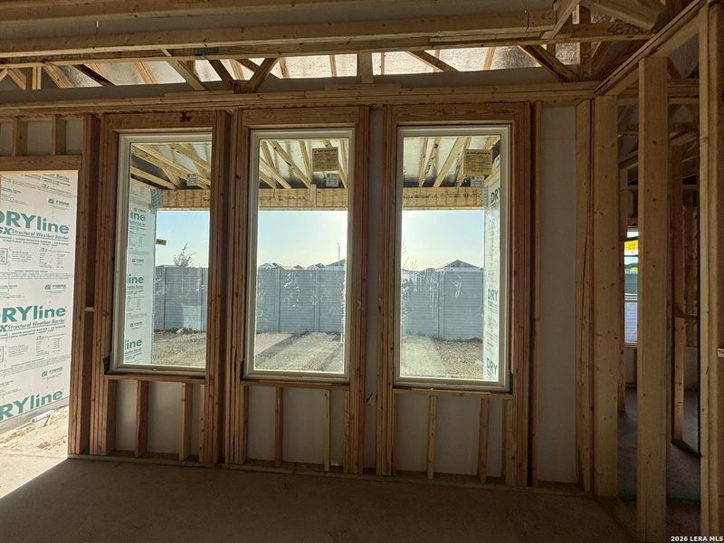 In-progress construction of a new home in The Heritage at Saddlebrook Ranch 70's, Schertz, TX (Image 14).