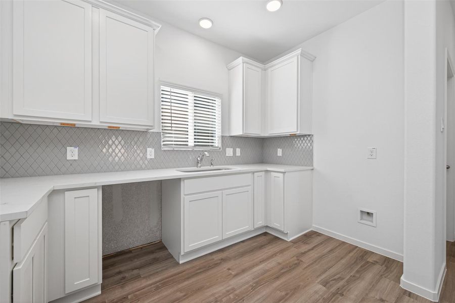 Furnished interior view inside a new home in Enclave at Willis, Willis (Image 8).