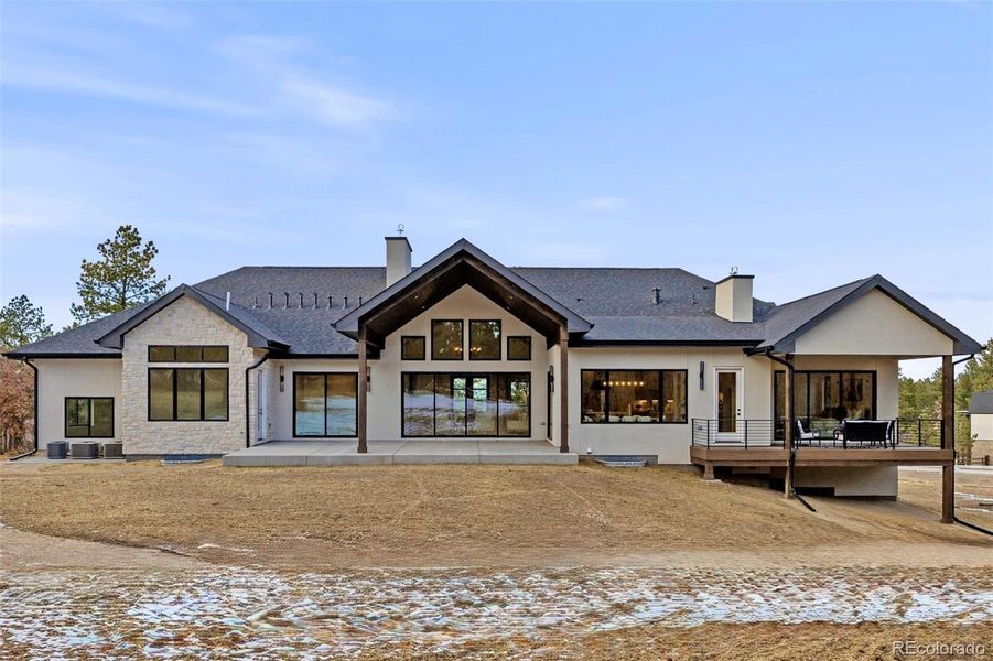 Exterior details and patio area of a home in , Franktown (Image 4).