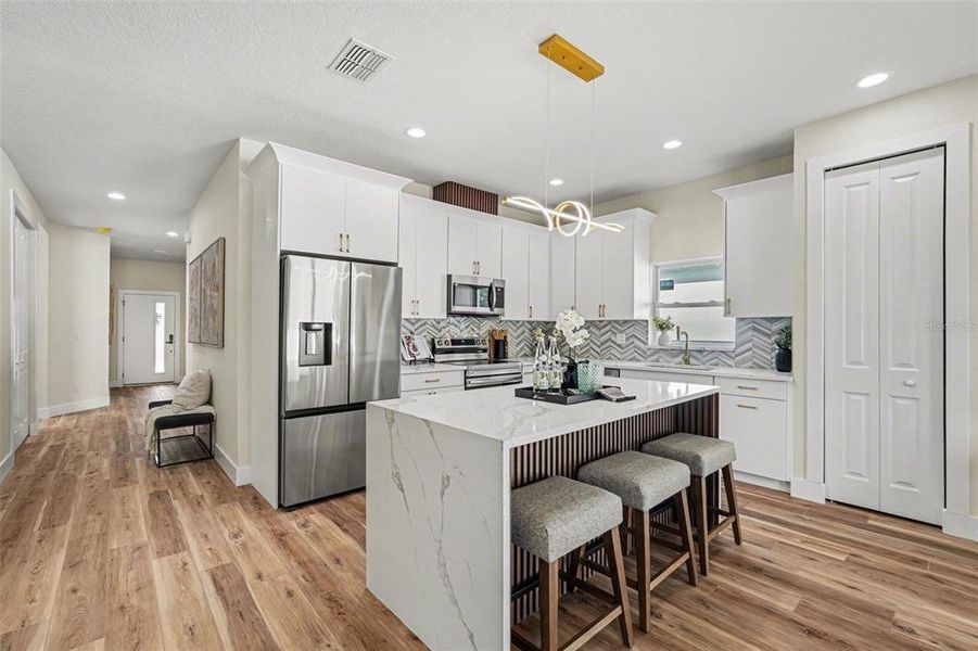 Furnished interior view inside a new home in , Tampa (Image 9).