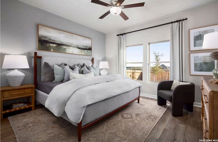 Furnished interior view inside a new home in Garden Grove, San Antonio (Image 3).