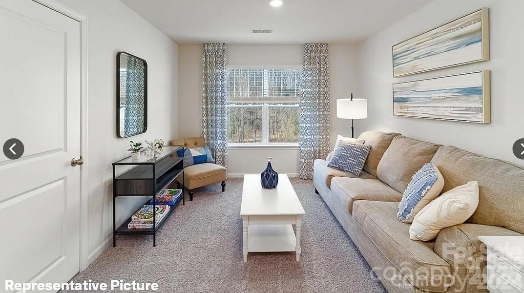 Furnished interior view inside a new home in Brinkley Ridge, Kings Mountain (Image 7).