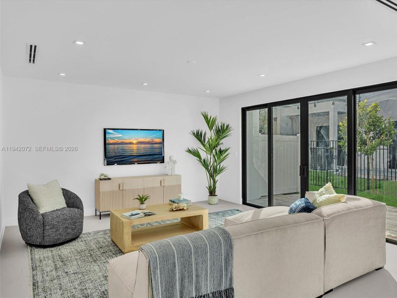 Furnished interior view inside a new home in , Dania Beach (Image 21).