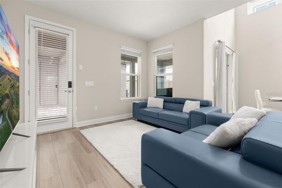 Furnished interior view inside a new home in Highland Ridge, Winter Garden (Image 40).