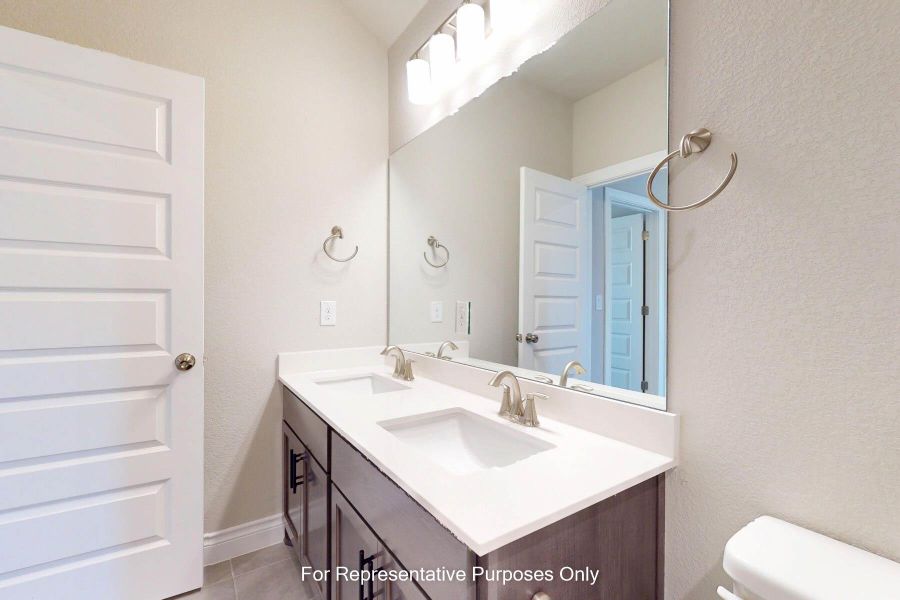 Furnished interior view inside a new home in Estancia West, Manchaca (Image 3).