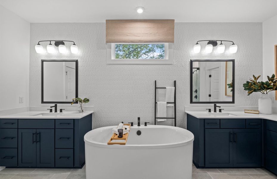 Furnished interior view inside a new home in Olmsted, Huntersville (Image 40). Furnished interior view inside a new home in Olmsted, Huntersville (Image 40).