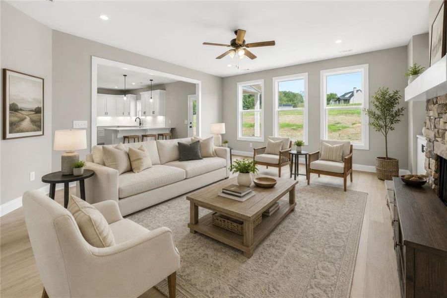 Furnished interior view inside a new home in , Commerce (Image 13). Furnished interior view inside a new home in , Commerce (Image 13).