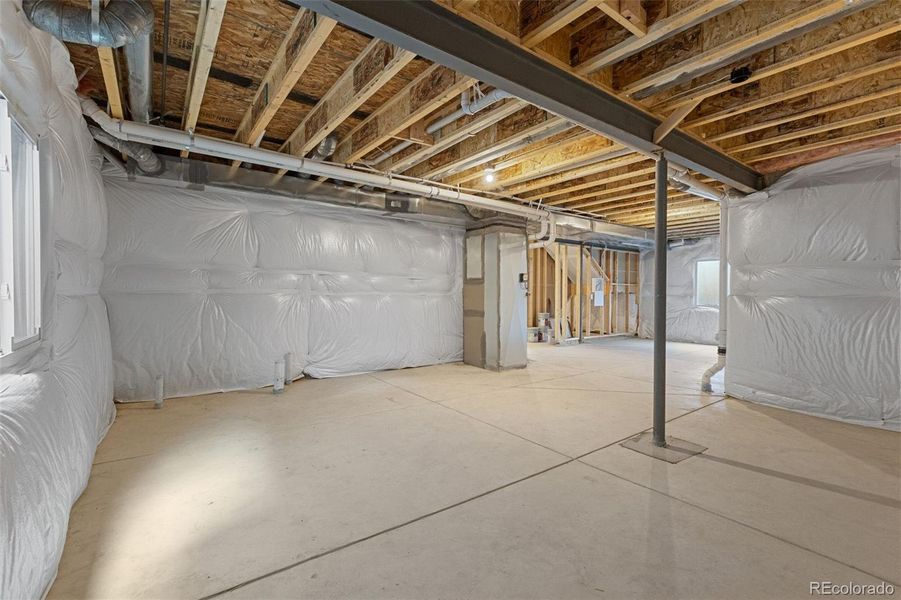 In-progress construction of a new home in The Manors Collection at Golden Overlook, Golden, CO (Image 45).