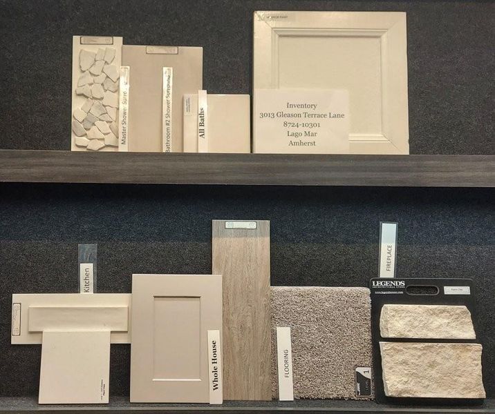 Sample of building materials used in homes in Lago Mar, Texas City (Image 15).