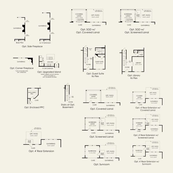 2D floor plan layout for the Mercer by Pulte Homes in Cannon Run, Concord, NC (Image 21).