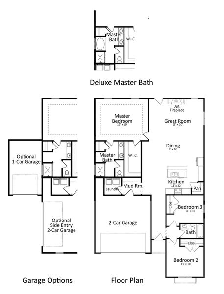 2D floor plan layout for the Townsend by Center Park Homes in Sweetbay Cove, Summerville, SC (Image 3). 2D floor plan layout for the Townsend by Center Park Homes in Sweetbay Cove, Summerville, SC (Image 3).
