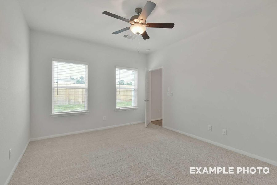 Spacious, unfurnished interior of a new home in Spring Branch Crossing, Conroe (Image 35). Spacious, unfurnished interior of a new home in Spring Branch Crossing, Conroe (Image 35).