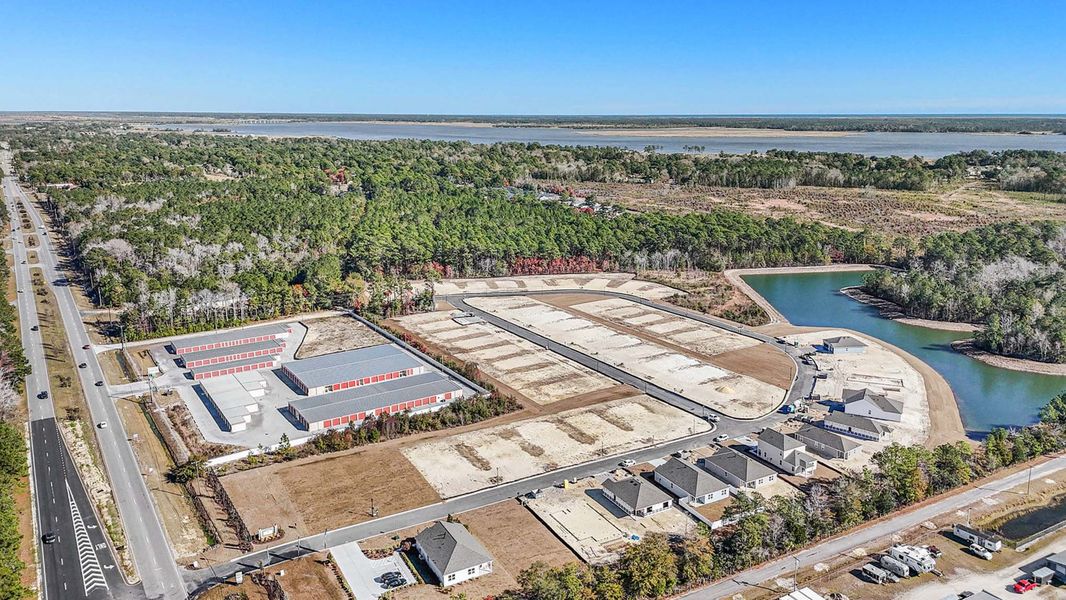 Site preparation for new homesites in South Island Landing, Georgetown (Image 23).