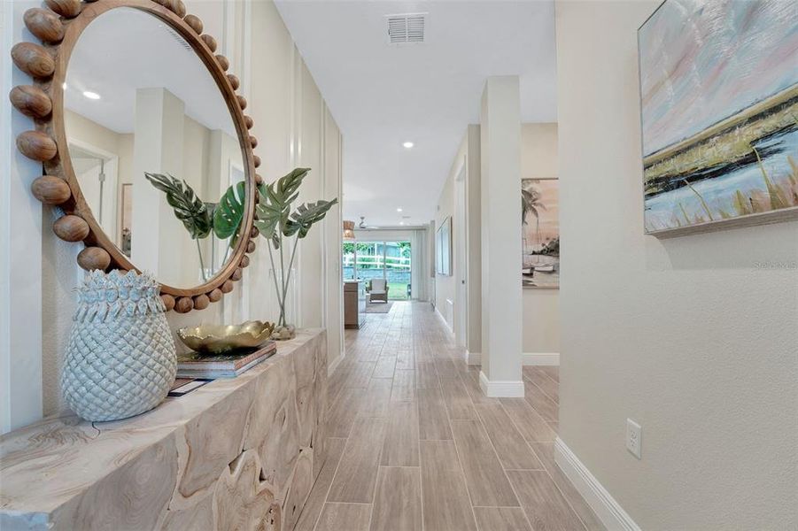 Furnished interior view inside a new home in Green Key Village, Lady Lake (Image 17).