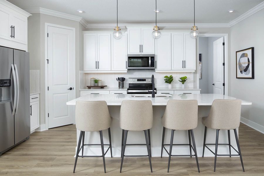 Representative furnished interior of a home built from the Topsail by Mattamy Homes in Wellen Park, Venice (Image 6).