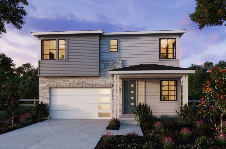Representative exterior photo of a completed home built from the 3 by Trumark Homes in Trumark Homes at Sterling Ranch, Littleton, CO (Image 3).