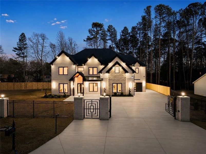 Front exterior of a new home in , Lawrenceville, GA, highlighting curb appeal (Image 30). Front exterior of a new home in , Lawrenceville, GA, highlighting curb appeal (Image 30).