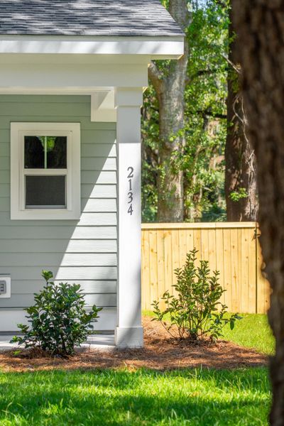 Front exterior of a new home in , James Island, SC, highlighting curb appeal (Image 23). Front exterior of a new home in , James Island, SC, highlighting curb appeal (Image 23).